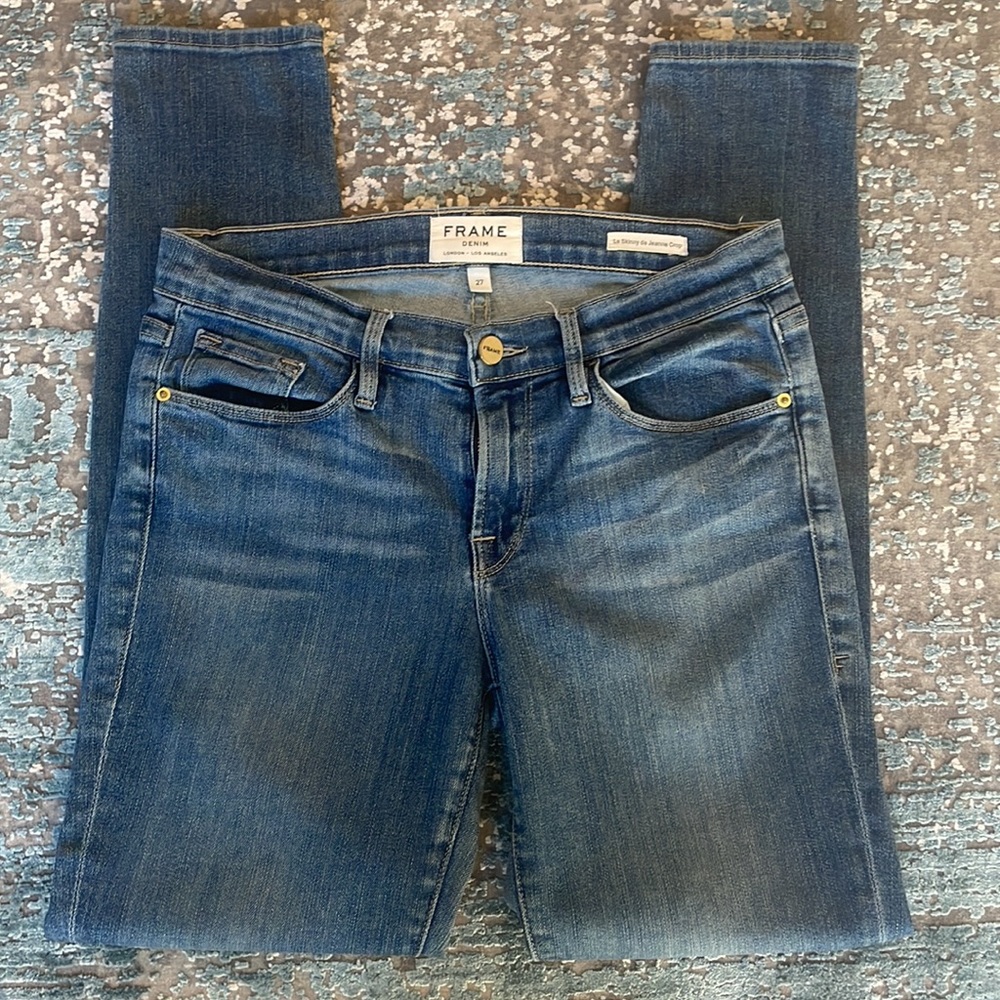 Frame Denim Le Skinny de Jeanne Crop Size 27